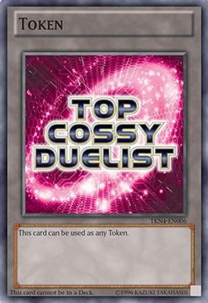 Token: Top Ranked COSSY Duelist (Red) (TKN4-EN006) - Yu-Gi-Oh! Tokens Unlimited - Premium Yugioh Single from Konami - Just $159.84! Shop now at Game Crave Tournament Store