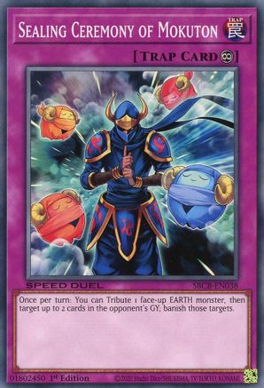 Sealing Ceremony of Mokuton (SBCB-EN038) - Speed Duel: Battle City Box 1st Edition - Premium Yugioh Single from Konami - Just $0.25! Shop now at Game Crave Tournament Store