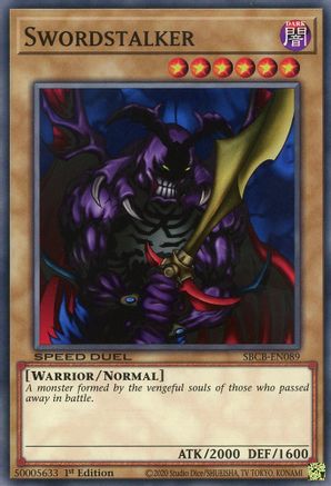 Swordstalker (SBCB-EN089) - Speed Duel: Battle City Box 1st Edition - Premium Yugioh Single from Konami - Just $0.25! Shop now at Game Crave Tournament Store