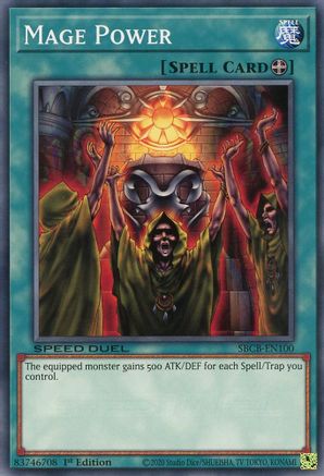 Mage Power (SBCB-EN100) - Speed Duel: Battle City Box 1st Edition - Premium Yugioh Single from Konami - Just $0.25! Shop now at Game Crave Tournament Store