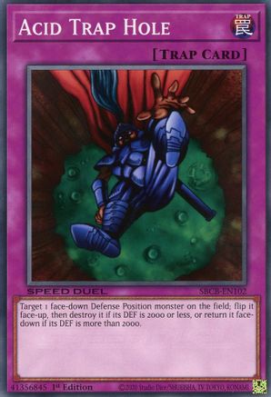 Acid Trap Hole (SBCB-EN102) - Speed Duel: Battle City Box 1st Edition - Premium Yugioh Single from Konami - Just $0.25! Shop now at Game Crave Tournament Store