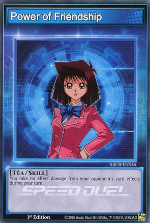 Power of Friendship (SBCB-ENS16) - Speed Duel: Battle City Box 1st Edition - Premium Yugioh Single from Konami - Just $0.25! Shop now at Game Crave Tournament Store