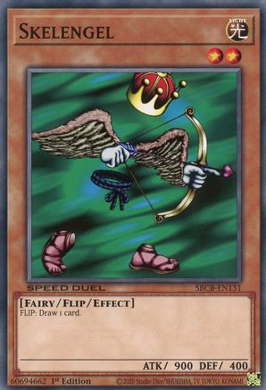 Skelengel (SBCB-EN131) - Speed Duel: Battle City Box 1st Edition - Premium Yugioh Single from Konami - Just $0.24! Shop now at Game Crave Tournament Store