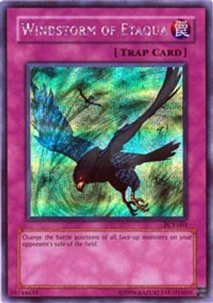 Windstorm of Etaqua (PCY-001) - Power of Chaos: Yugi the Destiny Limited - Premium Yugioh Single from Konami - Just $1.76! Shop now at Game Crave Tournament Store