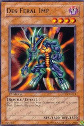 Des Feral Imp (DCR-014) - Dark Crisis Unlimited - Premium Yugioh Single from Konami - Just $0.26! Shop now at Game Crave Tournament Store