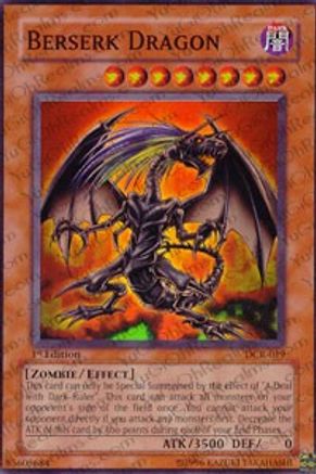 Berserk Dragon (DCR-019) - Dark Crisis 1st Edition - Premium Yugioh Single from Konami - Just $5.45! Shop now at Game Crave Tournament Store
