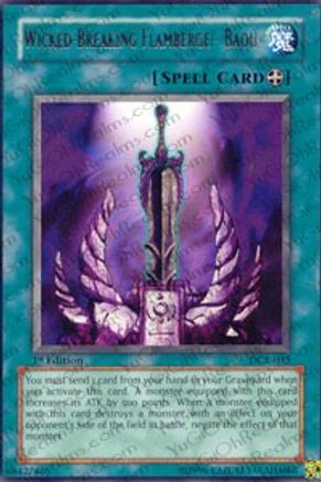 Wicked-Breaking Flamberge - Baou (DCR-035) - Dark Crisis 1st Edition - Premium Yugioh Single from Konami - Just $0.99! Shop now at Game Crave Tournament Store