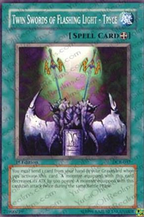Twin Swords of Flashing Light - Tryce (DCR-037) - Dark Crisis Unlimited - Premium Yugioh Single from Konami - Just $0.26! Shop now at Game Crave Tournament Store