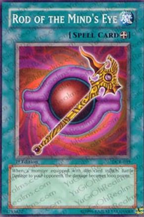 Rod of the Mind's Eye (DCR-039) - Dark Crisis 1st Edition - Premium Yugioh Single from Konami - Just $0.08! Shop now at Game Crave Tournament Store