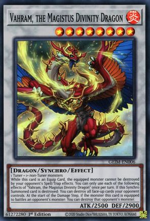 Vahram, the Magistus Divinity Dragon (GEIM-EN006) - Genesis Impact 1st Edition - Premium Yugioh Single from Konami - Just $0.25! Shop now at Game Crave Tournament Store