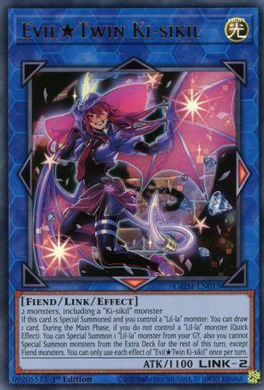 Evil Twin Ki-sikil (GEIM-EN015) - Genesis Impact 1st Edition - Premium Yugioh Single from Konami - Just $4.37! Shop now at Game Crave Tournament Store