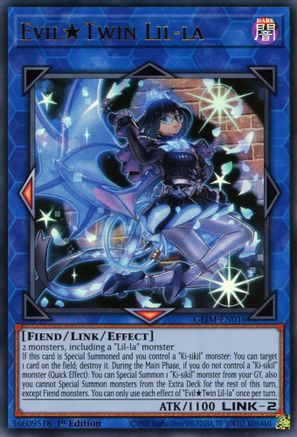 Evil Twin Lil-la (GEIM-EN016) - Genesis Impact 1st Edition - Premium Yugioh Single from Konami - Just $2.45! Shop now at Game Crave Tournament Store