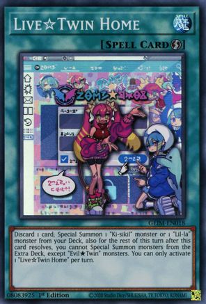 Live Twin Home (GEIM-EN018) - Genesis Impact 1st Edition - Premium Yugioh Single from Konami - Just $0.31! Shop now at Game Crave Tournament Store