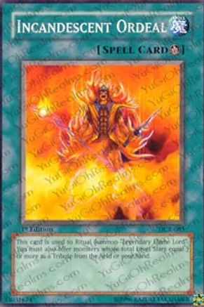 Incandescent Ordeal (DCR-085) - Dark Crisis 1st Edition - Premium Yugioh Single from Konami - Just $0.42! Shop now at Game Crave Tournament Store
