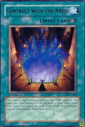 Contract with the Abyss (DCR-086) - Dark Crisis Unlimited - Premium Yugioh Single from Konami - Just $0.34! Shop now at Game Crave Tournament Store