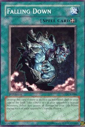 Falling Down (DCR-088) - Dark Crisis 1st Edition - Premium Yugioh Single from Konami - Just $1.14! Shop now at Game Crave Tournament Store