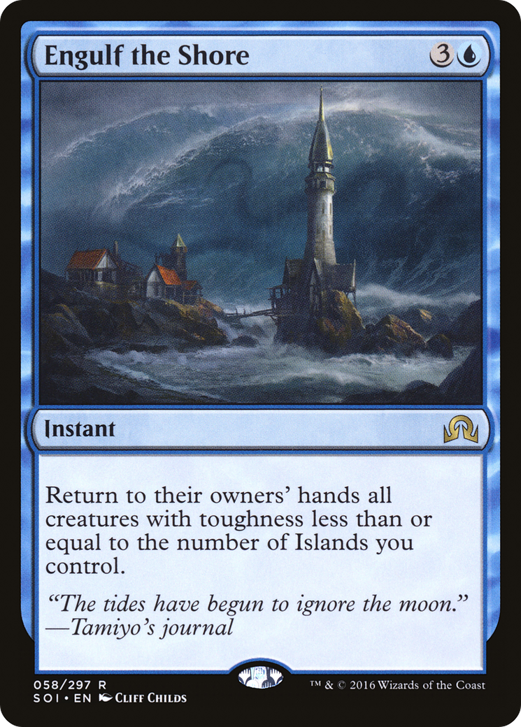 Engulf the Shore (SOI-058) - Shadows over Innistrad Foil - Premium MTG Single from Wizards of the Coast - Just $1.67! Shop now at Game Crave Tournament Store
