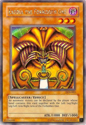 Exodia the Forbidden One (Dark Duel Stories) (DDS-003) - Yu-Gi-Oh! Video Game Promotional Cards Limited - Premium Yugioh Single from Konami - Just $159.76! Shop now at Game Crave Tournament Store
