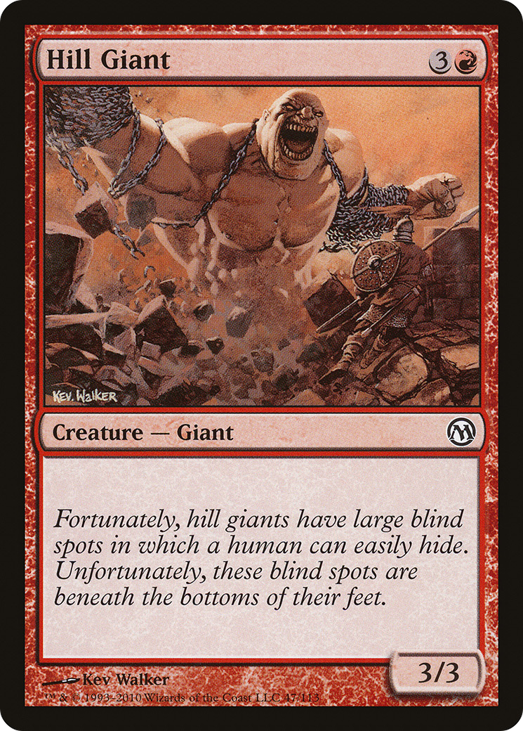Hill Giant (DPA-047) - Duels of the Planeswalkers - Premium MTG Single from Wizards of the Coast - Just $0.25! Shop now at Game Crave Tournament Store
