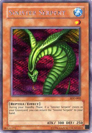 Sinister Serpent (SDD-002) - Stairway to the Destined Duel Limited - Premium Yugioh Single from Konami - Just $6.57! Shop now at Game Crave Tournament Store