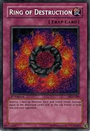 Ring of Destruction (PGD-000) - Pharaonic Guardian 1st Edition - Premium Yugioh Single from Konami - Just $33.24! Shop now at Game Crave Tournament Store