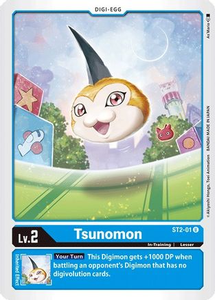 Tsunomon (ST2-01) - Starter Deck 02: Cocytus Blue - Premium Digimon Single from Bandai - Just $0.25! Shop now at Game Crave Tournament Store
