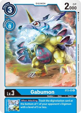 Gabumon (ST2-03) - Starter Deck 02: Cocytus Blue - Premium Digimon Single from Bandai - Just $0.25! Shop now at Game Crave Tournament Store