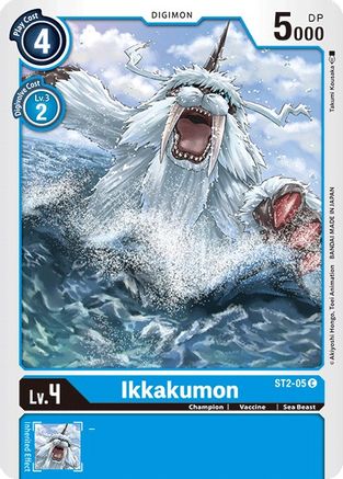 Ikkakumon (ST2-05) - Starter Deck 02: Cocytus Blue - Premium Digimon Single from Bandai - Just $0.25! Shop now at Game Crave Tournament Store
