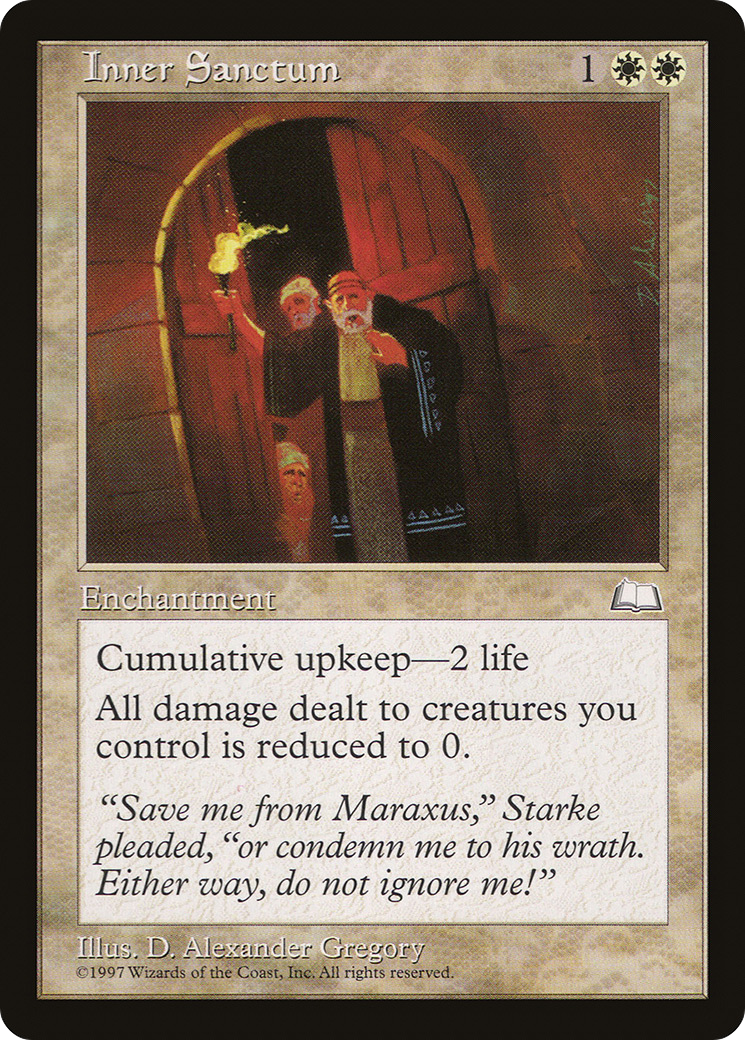 Inner Sanctum (WTH-018) - Weatherlight - Premium MTG Single from Wizards of the Coast - Just $0.31! Shop now at Game Crave Tournament Store