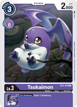 Tsukaimon - BT3-079 (BT3-079) - Release Special Booster - Premium Digimon Single from Bandai - Just $0.33! Shop now at Game Crave Tournament Store