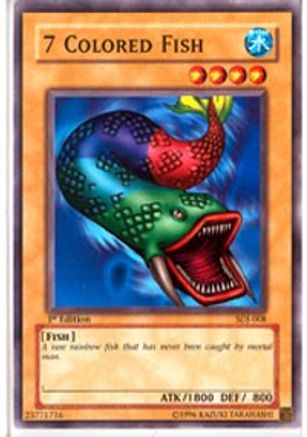 7 Colored Fish (SDJ-008) - Starter Deck: Joey 1st Edition - Premium Yugioh Single from Konami - Just $0.53! Shop now at Game Crave Tournament Store