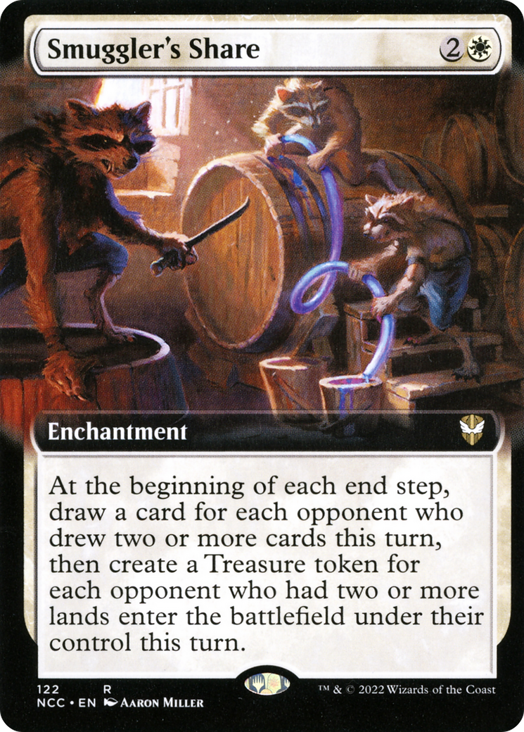 Smuggler's Share (NCC-122) - New Capenna Commander: (Extended Art) - Premium MTG Single from Wizards of the Coast - Just $4.38! Shop now at Game Crave Tournament Store