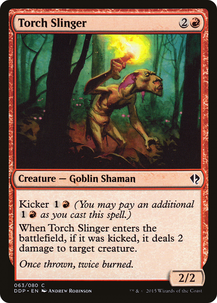 Torch Slinger (DDP-063) - Duel Decks: Zendikar vs. Eldrazi - Premium MTG Single from Wizards of the Coast - Just $0.08! Shop now at Game Crave Tournament Store