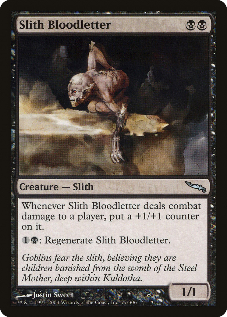 Slith Bloodletter (MRD-077) - Mirrodin Foil - Premium MTG Single from Wizards of the Coast - Just $0.09! Shop now at Game Crave Tournament Store