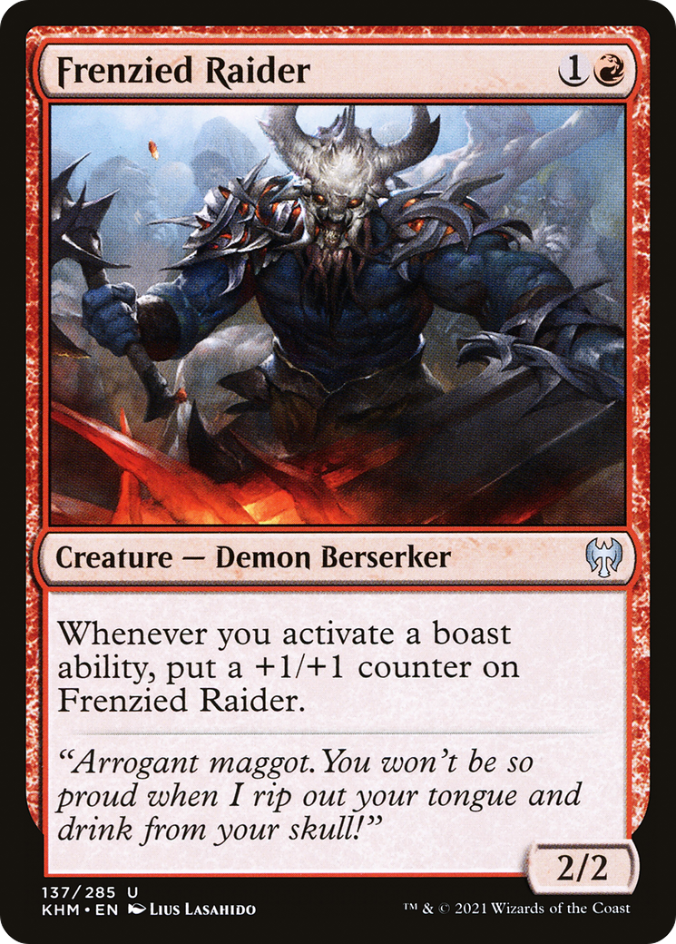 Frenzied Raider (KHM-137) - Kaldheim Foil - Premium MTG Single from Wizards of the Coast - Just $0.08! Shop now at Game Crave Tournament Store