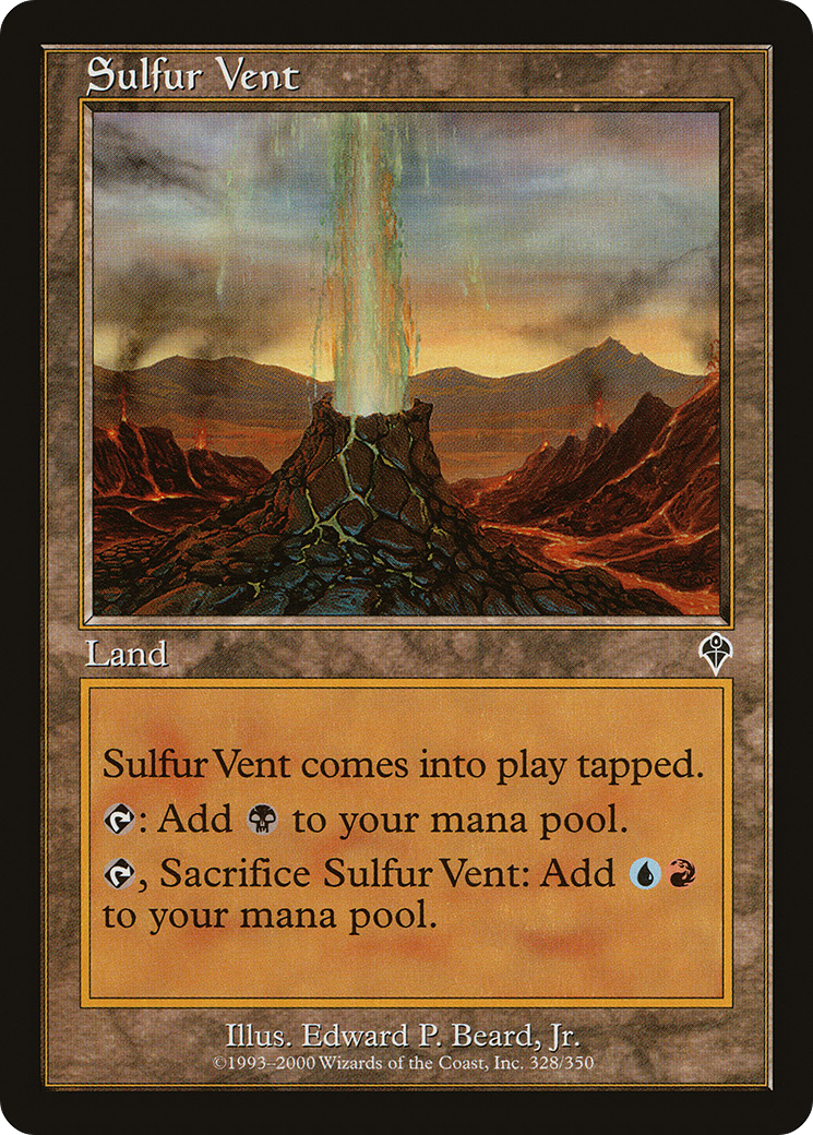 Sulfur Vent (INV-328) - Invasion Foil - Premium MTG Single from Wizards of the Coast - Just $0.96! Shop now at Game Crave Tournament Store