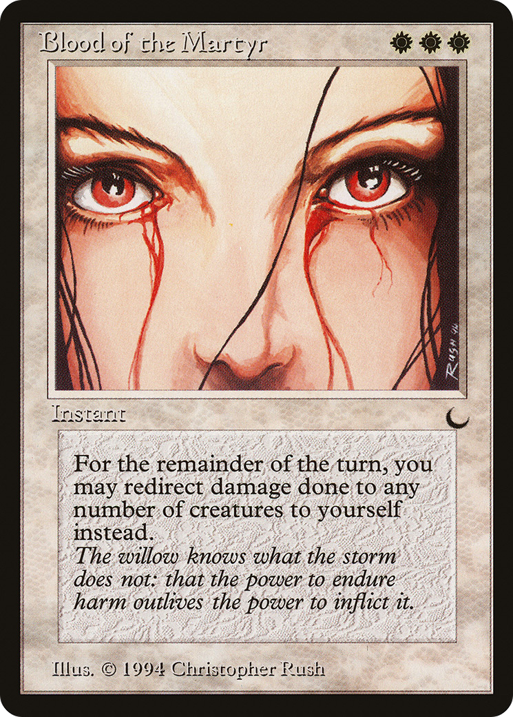 Blood of the Martyr (DRK-002) - The Dark - Premium MTG Single from Wizards of the Coast - Just $0.86! Shop now at Game Crave Tournament Store