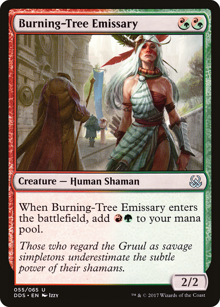 Burning-Tree Emissary (DDS-055) - Duel Decks: Mind vs. Might - Premium MTG Single from Wizards of the Coast - Just $0.08! Shop now at Game Crave Tournament Store