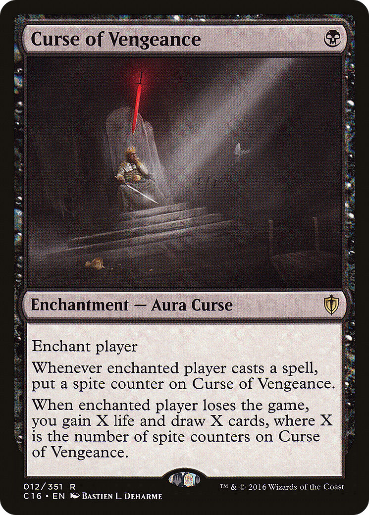 Curse of Vengeance (C16-012) - Commander 2016 - Premium MTG Single from Wizards of the Coast - Just $1.40! Shop now at Game Crave Tournament Store