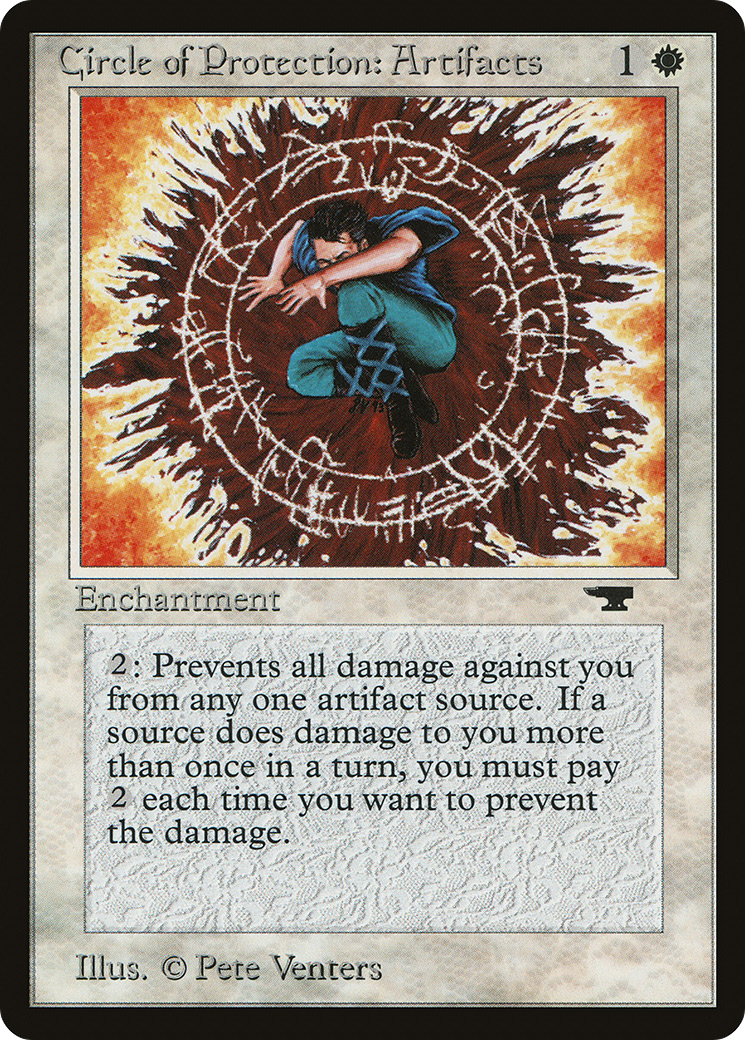 Circle of Protection: Artifacts (ATQ-004) - Antiquities - Premium MTG Single from Wizards of the Coast - Just $0.64! Shop now at Game Crave Tournament Store