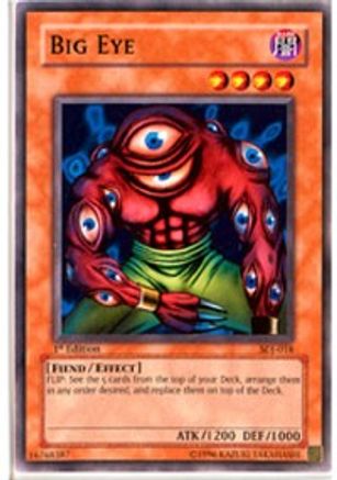 Big Eye (SDJ-018) - Starter Deck: Joey 1st Edition - Premium Yugioh Single from Konami - Just $0.25! Shop now at Game Crave Tournament Store