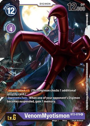 digimon myotismon card Game Crave Tournament Store - VenomMyotismon (BT2-079)