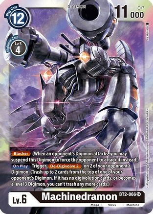 Machinedramon (BT2-066) - Release Special Booster Foil - Premium Digimon Single from Bandai - Just $0.60! Shop now at Game Crave Tournament Store