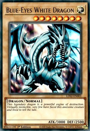Blue-Eyes White Dragon (LDS2-EN001) - Legendary Duelists: Season 2 1st Edition - Premium Yugioh Single from Konami - Just $2.24! Shop now at Game Crave Tournament Store