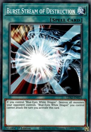 Burst Stream of Destruction (LDS2-EN021) - Legendary Duelists: Season 2 1st Edition - Premium Yugioh Single from Konami - Just $0.25! Shop now at Game Crave Tournament Store