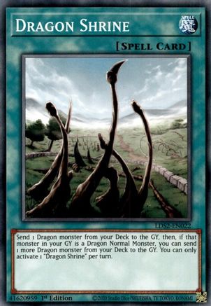Dragon Shrine (LDS2-EN022) - Legendary Duelists: Season 2 1st Edition - Premium Yugioh Single from Konami - Just $0.64! Shop now at Game Crave Tournament Store