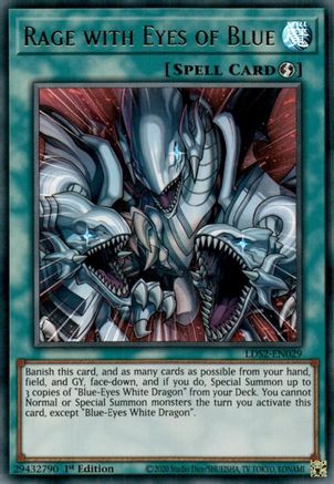 Rage with Eyes of Blue (LDS2-EN029) - Legendary Duelists: Season 2 1st Edition - Premium Yugioh Single from Konami - Just $1.45! Shop now at Game Crave Tournament Store