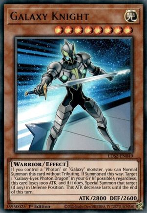 Galaxy Knight (LDS2-EN049) - Legendary Duelists: Season 2 1st Edition - Premium Yugioh Single from Konami - Just $0.75! Shop now at Game Crave Tournament Store