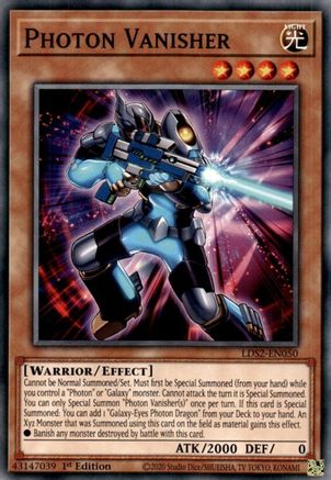 Photon Vanisher (LDS2-EN050) - Legendary Duelists: Season 2 1st Edition - Premium Yugioh Single from Konami - Just $0.25! Shop now at Game Crave Tournament Store
