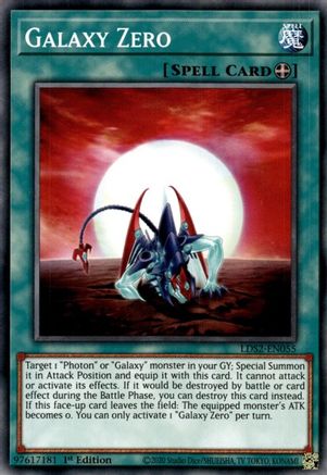 Galaxy Zero (LDS2-EN055) - Legendary Duelists: Season 2 1st Edition - Premium Yugioh Single from Konami - Just $0.25! Shop now at Game Crave Tournament Store